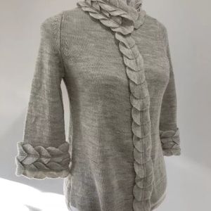 Moth anthropologie women’s cardigan gray medium